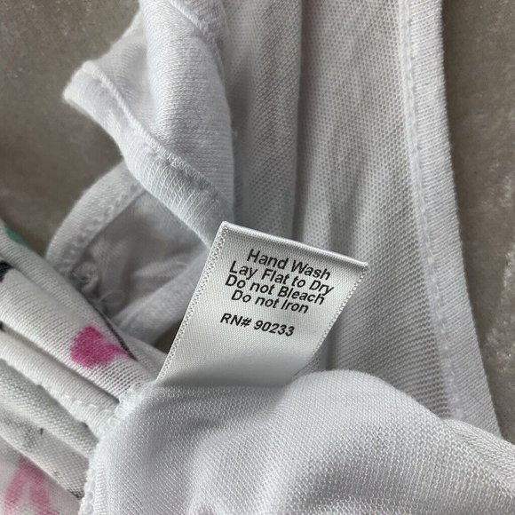 Lightweight Semi Sheer Hi-low Hem Tribal Tank Top Kirra Stretchy Arrows Medium - Picture 6 of 7